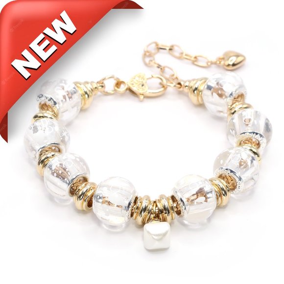 Charmed Life Bracelet: Softly Falling Snow (#1131) - Picture 1 of 3